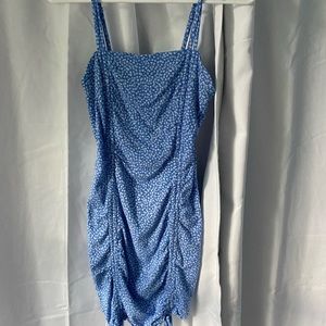 Wild Fable Blue Floral Mini Dress